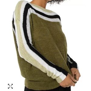 Liverpool Los Angeles green boat neck sweater size medium